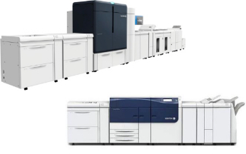 トナー式デジタル印刷機（Iridesse Production press×1台、Versant×4台）
